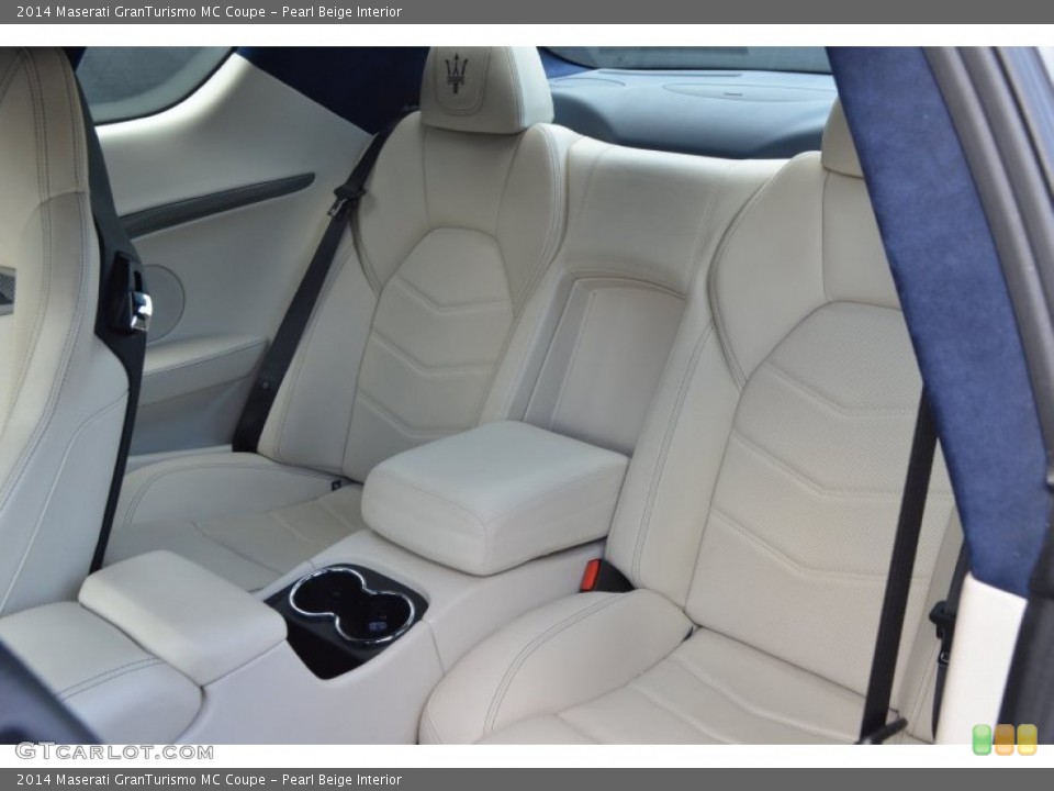 Pearl Beige Interior Rear Seat for the 2014 Maserati GranTurismo MC Coupe #105804304