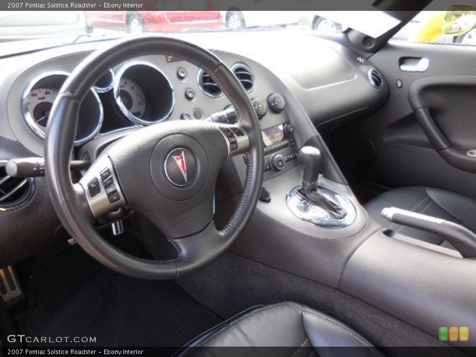 Ebony Interior Photo for the 2007 Pontiac Solstice Roadster #105805686
