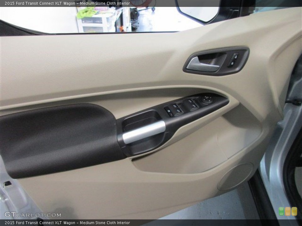Medium Stone Cloth Interior Door Panel for the 2015 Ford Transit Connect XLT Wagon #105807254
