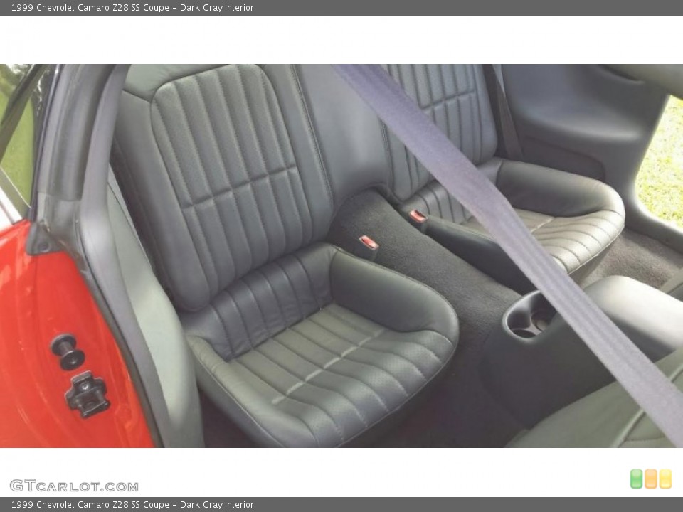 Dark Gray Interior Rear Seat for the 1999 Chevrolet Camaro Z28 SS Coupe #105817618