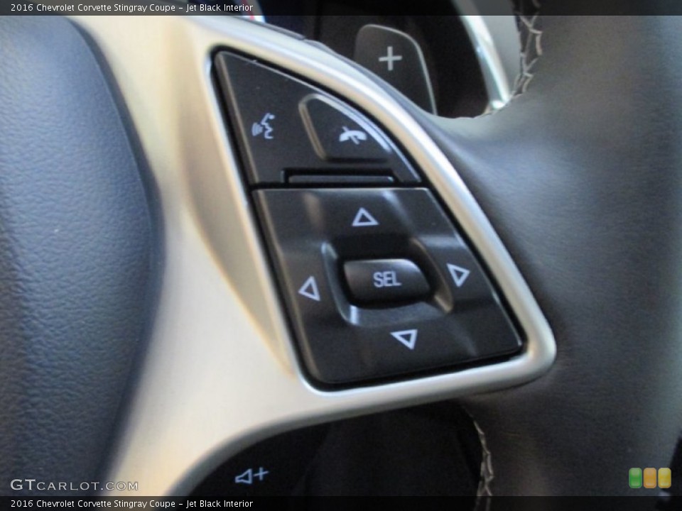 Jet Black Interior Controls for the 2016 Chevrolet Corvette Stingray Coupe #105826117