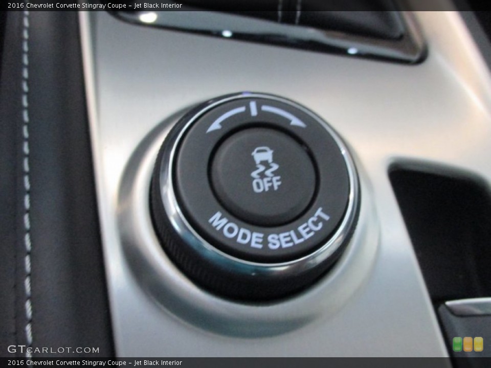 Jet Black Interior Controls for the 2016 Chevrolet Corvette Stingray Coupe #105826921