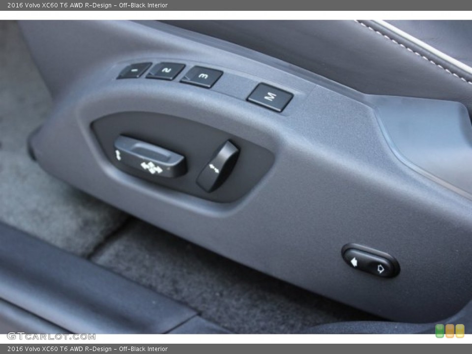 Off-Black Interior Controls for the 2016 Volvo XC60 T6 AWD R-Design #105830032