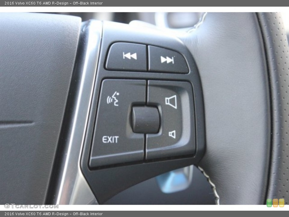 Off-Black Interior Controls for the 2016 Volvo XC60 T6 AWD R-Design #105830326