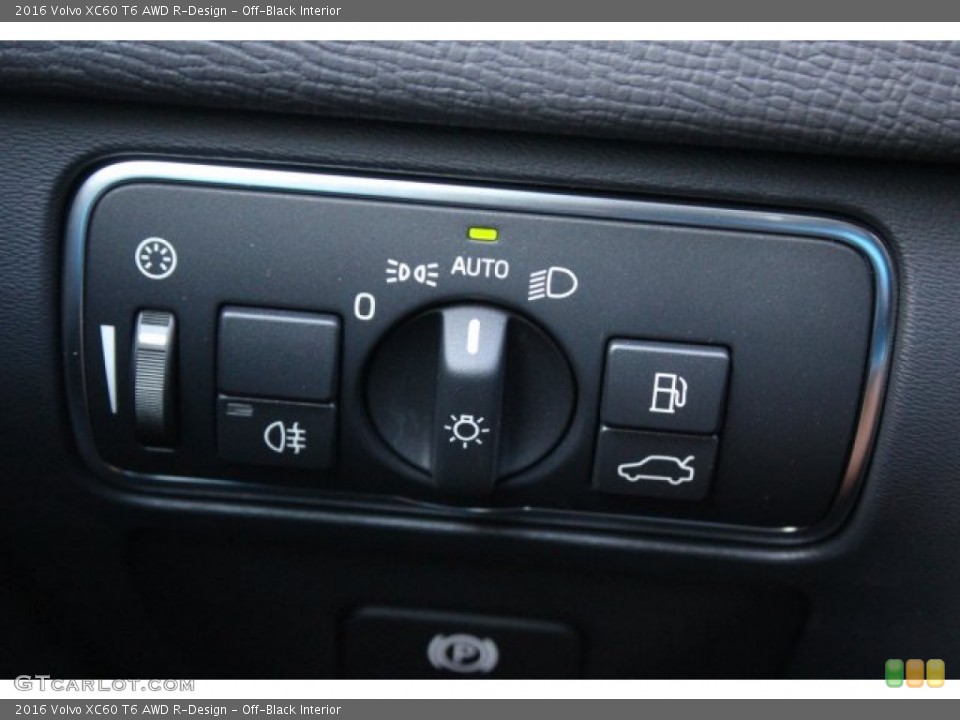 Off-Black Interior Controls for the 2016 Volvo XC60 T6 AWD R-Design #105830377