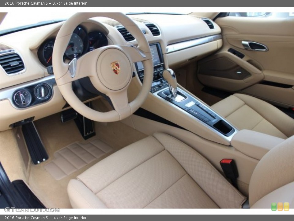 Luxor Beige Interior Prime Interior for the 2016 Porsche Cayman S #105839851