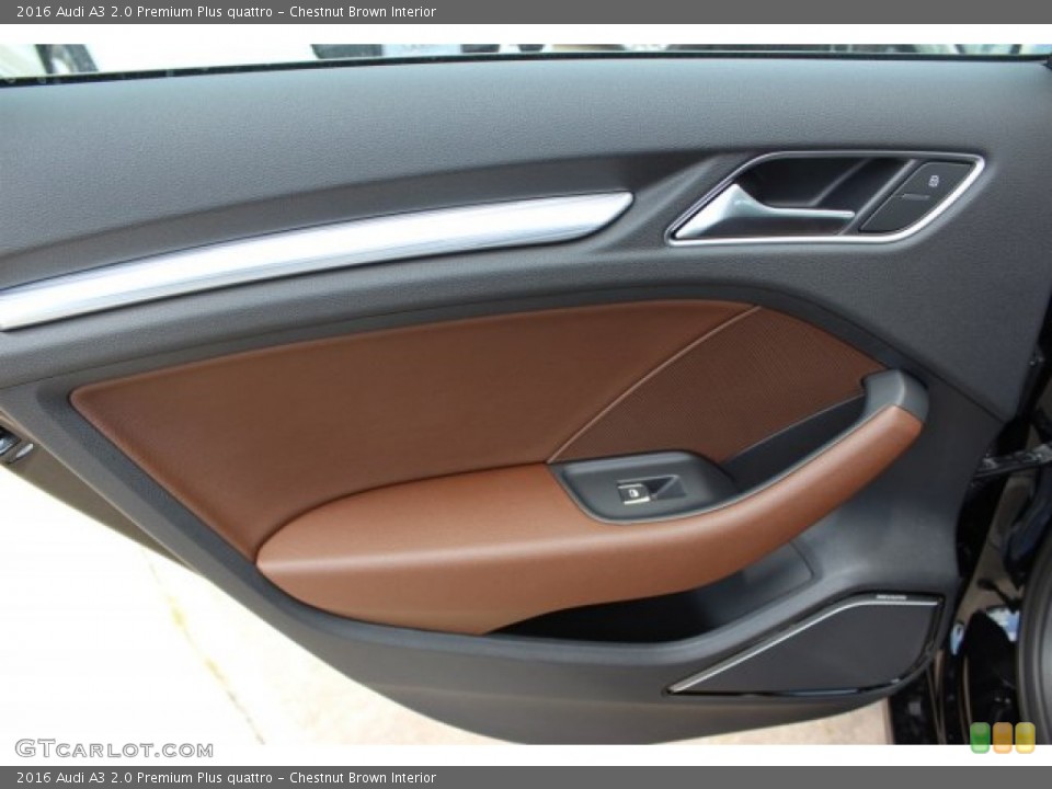 Chestnut Brown Interior Door Panel for the 2016 Audi A3 2.0 Premium Plus quattro #105843304