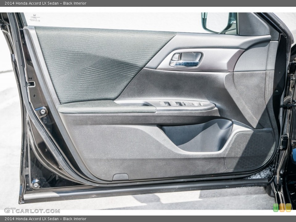 Black Interior Door Panel for the 2014 Honda Accord LX Sedan #105858185