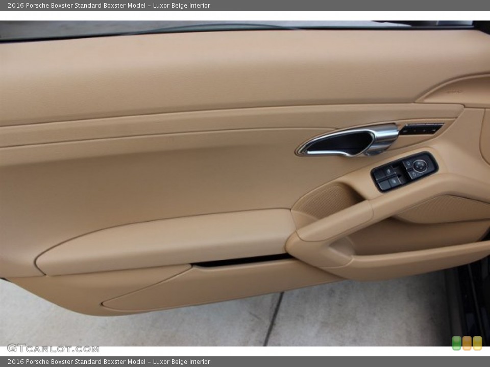 Luxor Beige Interior Door Panel for the 2016 Porsche Boxster  #105859490