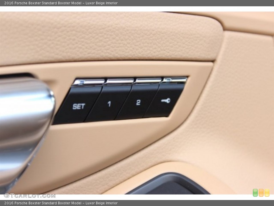 Luxor Beige Interior Controls for the 2016 Porsche Boxster  #105859511