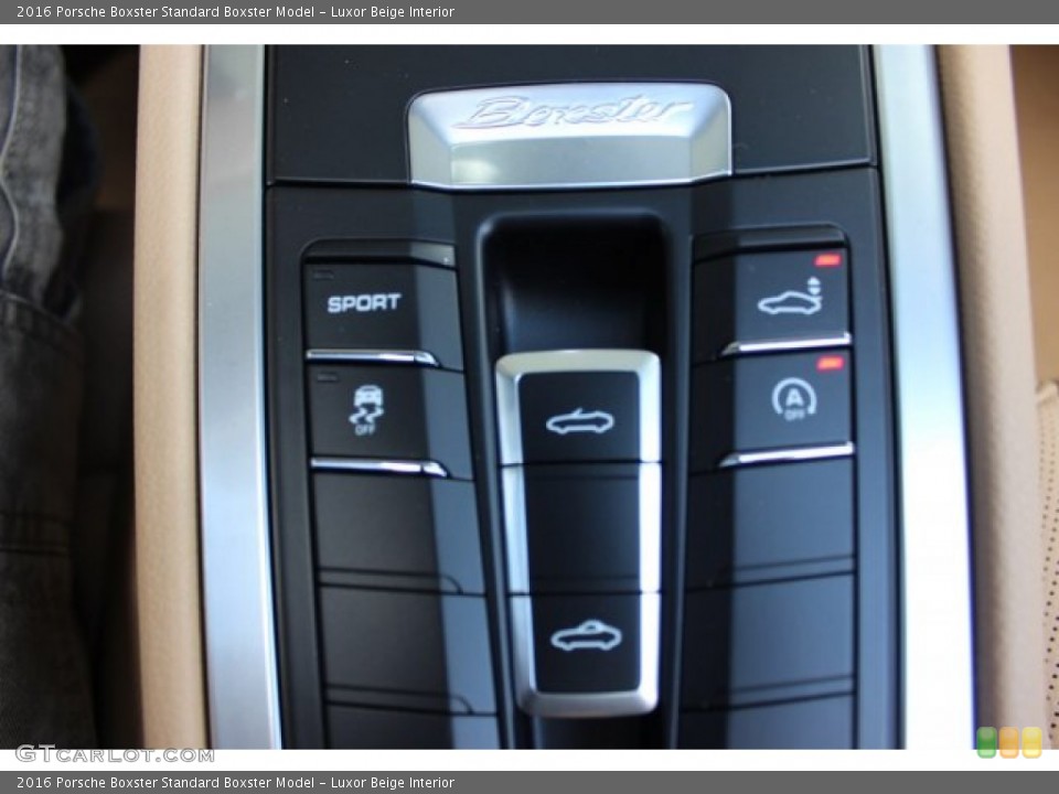 Luxor Beige Interior Controls for the 2016 Porsche Boxster  #105859652