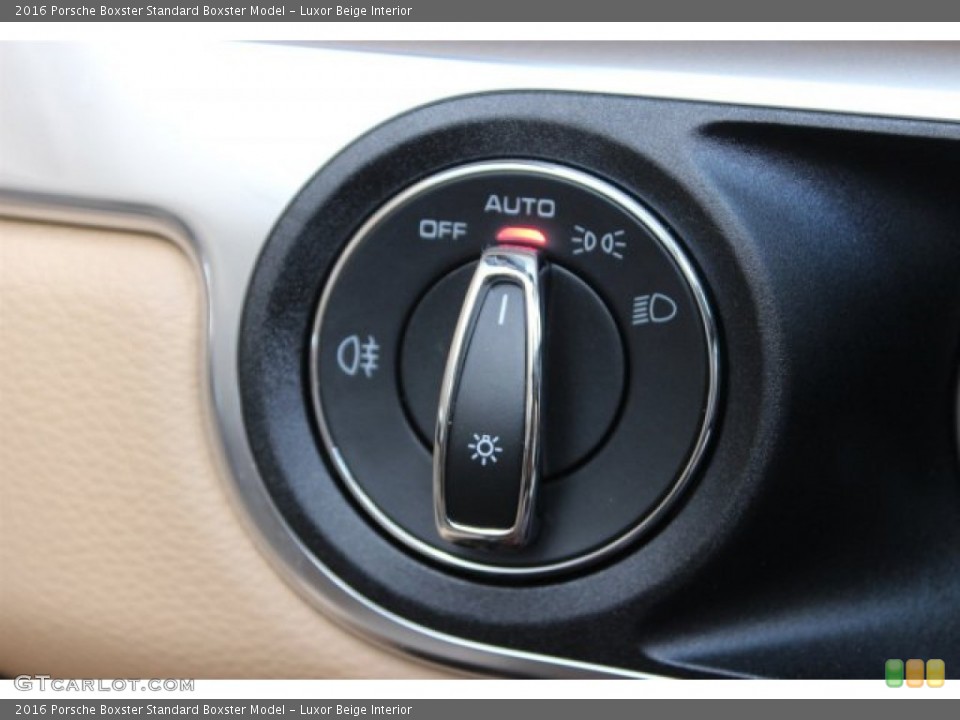 Luxor Beige Interior Controls for the 2016 Porsche Boxster  #105859838