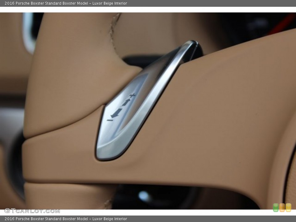Luxor Beige Interior Transmission for the 2016 Porsche Boxster  #105860660
