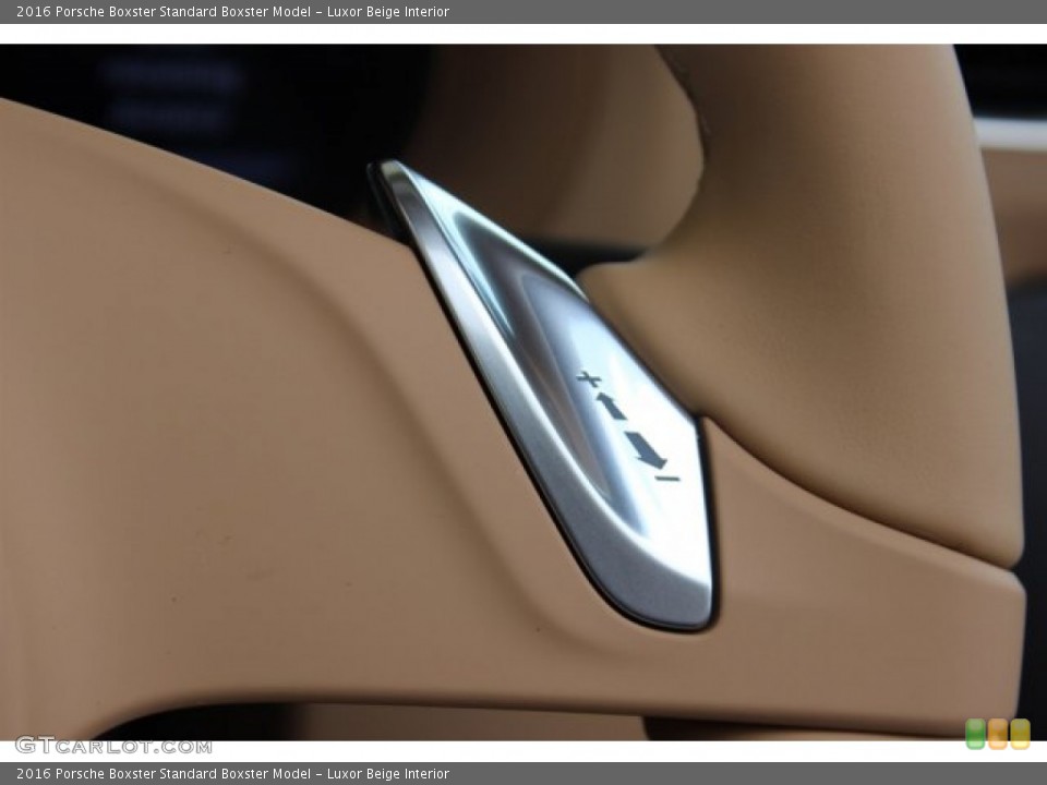 Luxor Beige Interior Transmission for the 2016 Porsche Boxster  #105860669