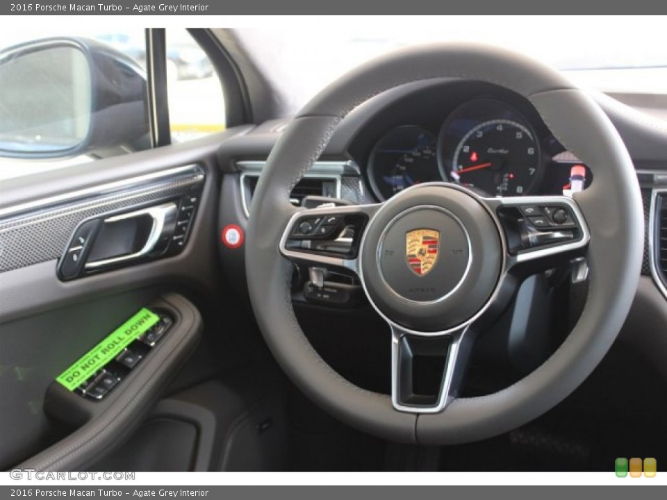 Agate Grey Interior Steering Wheel for the 2016 Porsche Macan Turbo #105861469