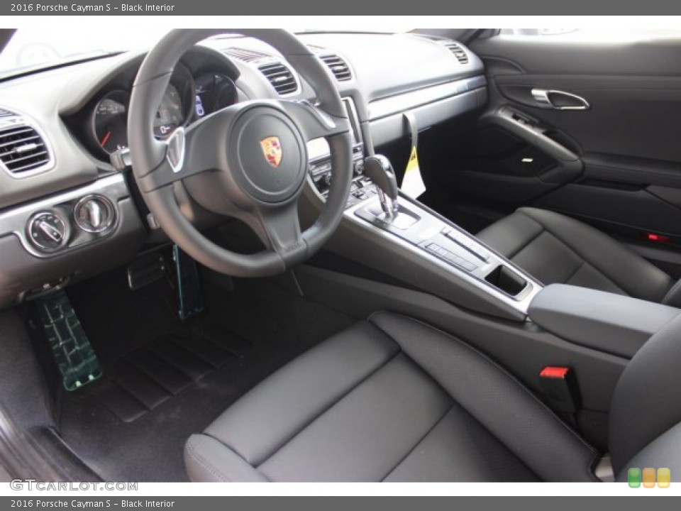 Black Interior Prime Interior for the 2016 Porsche Cayman S #105862643