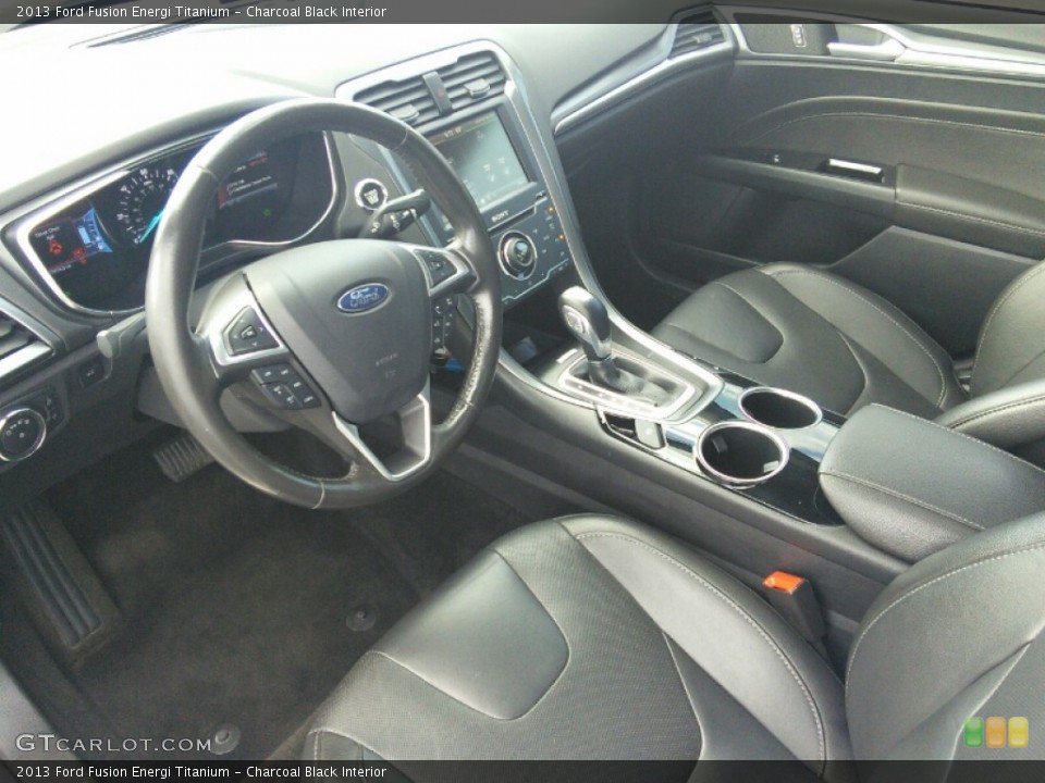 Charcoal Black Interior Prime Interior for the 2013 Ford Fusion Energi Titanium #105863240