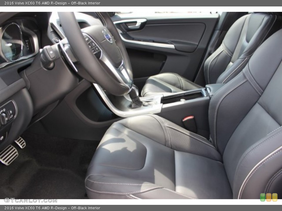 Off-Black Interior Front Seat for the 2016 Volvo XC60 T6 AWD R-Design #105864209