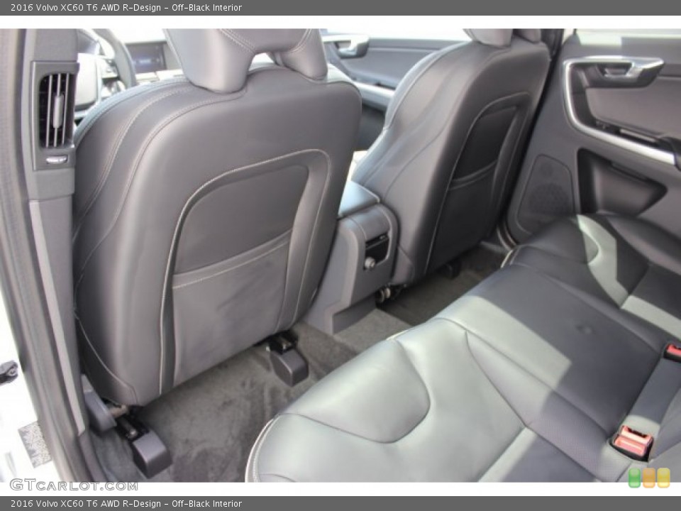 Off-Black Interior Rear Seat for the 2016 Volvo XC60 T6 AWD R-Design #105864401