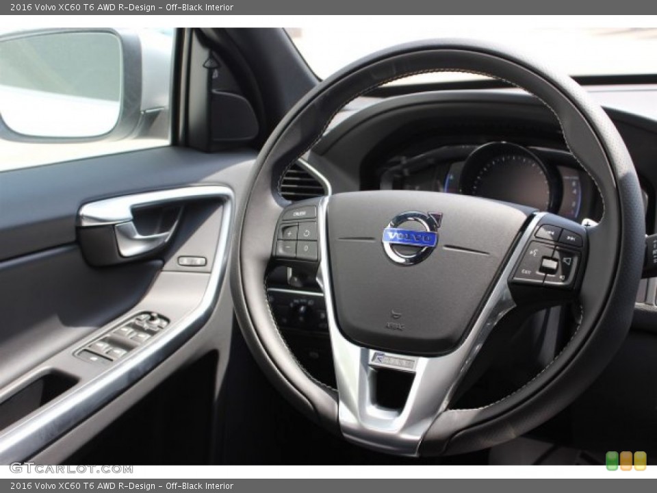 Off-Black Interior Steering Wheel for the 2016 Volvo XC60 T6 AWD R-Design #105864431