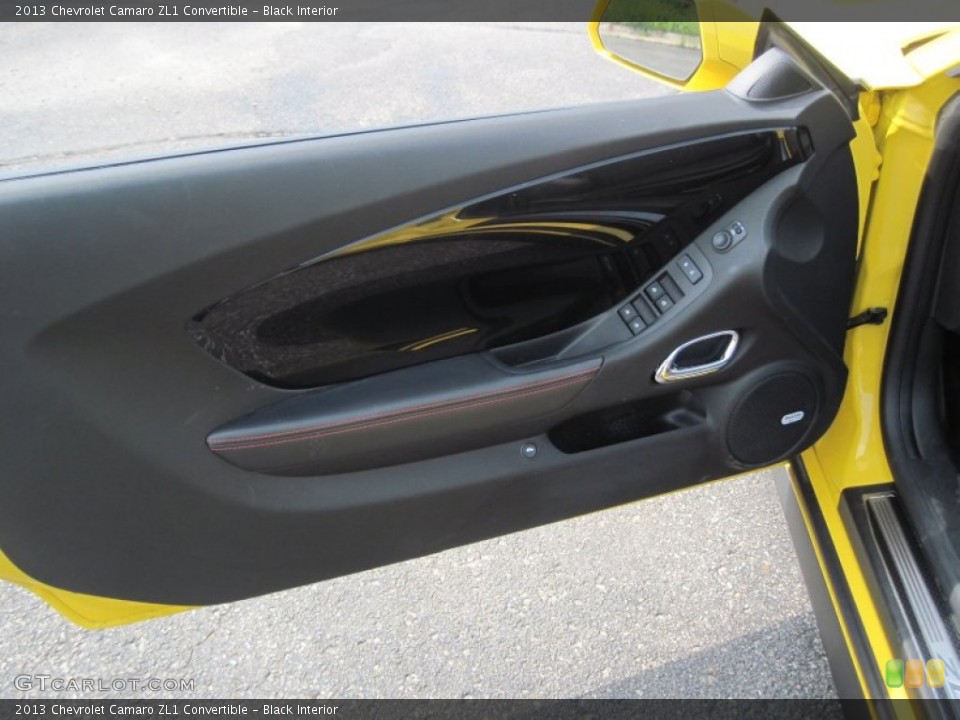 Black Interior Door Panel for the 2013 Chevrolet Camaro ZL1 Convertible #105874383