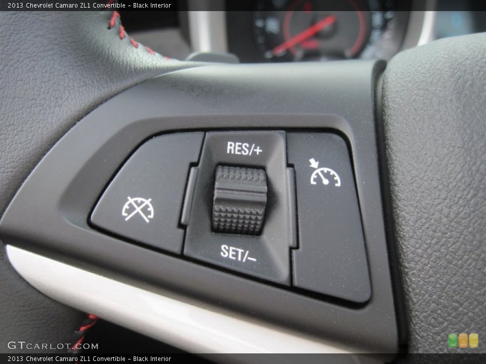 Black Interior Controls for the 2013 Chevrolet Camaro ZL1 Convertible #105874593