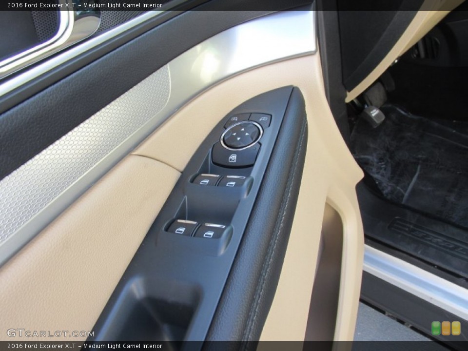 Medium Light Camel Interior Controls for the 2016 Ford Explorer XLT #105885948