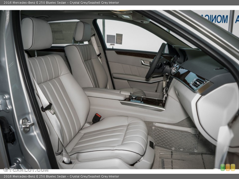 Crystal Grey/Seashell Grey Interior Front Seat for the 2016 Mercedes-Benz E 250 Bluetec Sedan #105902345
