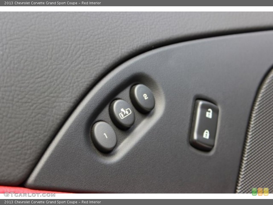 Red Interior Controls for the 2013 Chevrolet Corvette Grand Sport Coupe #105907526