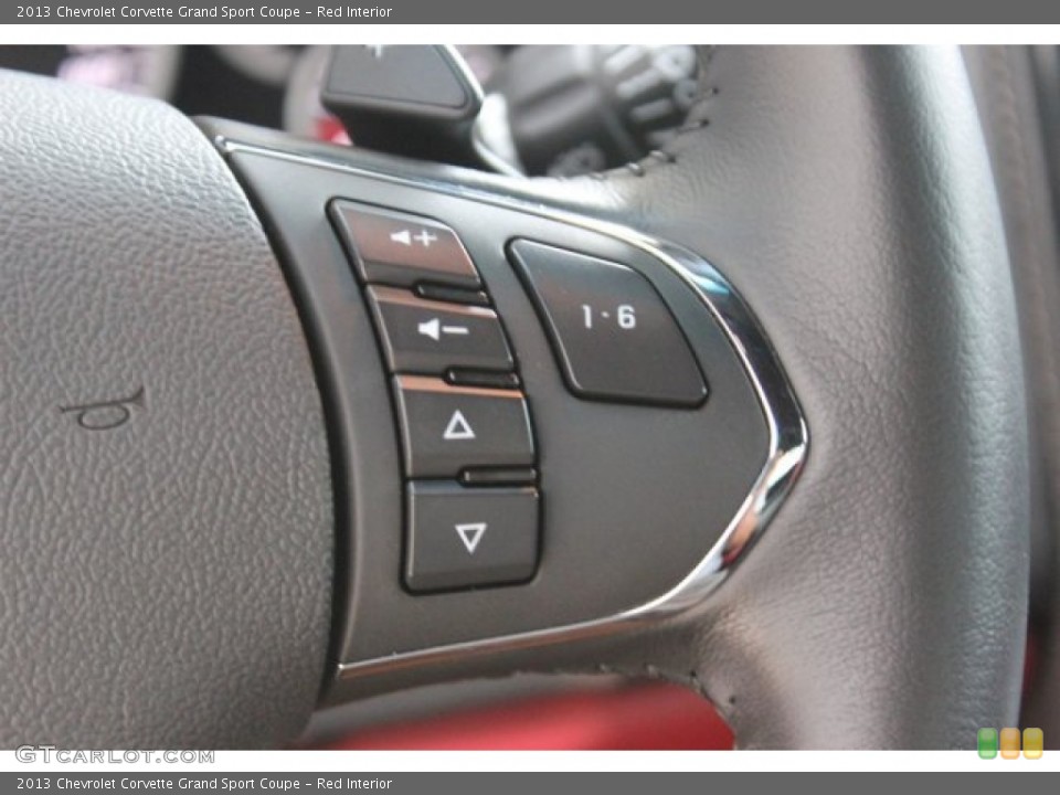 Red Interior Controls for the 2013 Chevrolet Corvette Grand Sport Coupe #105907971