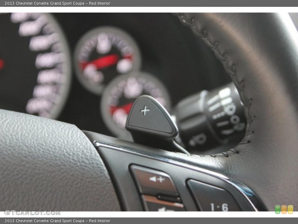 Red Interior Transmission for the 2013 Chevrolet Corvette Grand Sport Coupe #105908009