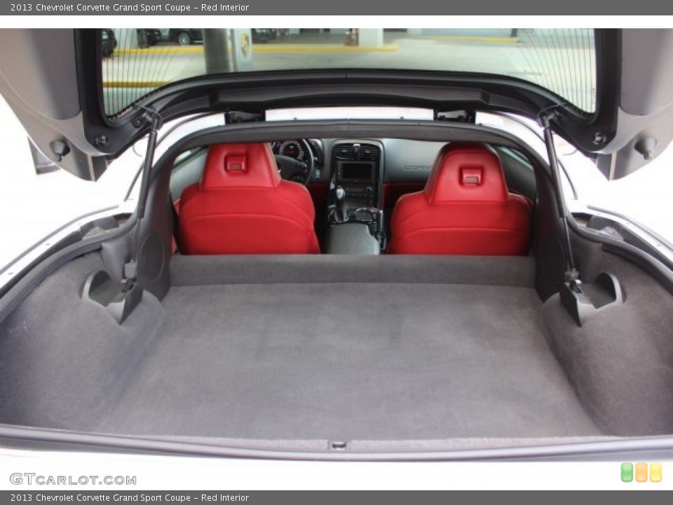 Red Interior Trunk for the 2013 Chevrolet Corvette Grand Sport Coupe #105908051