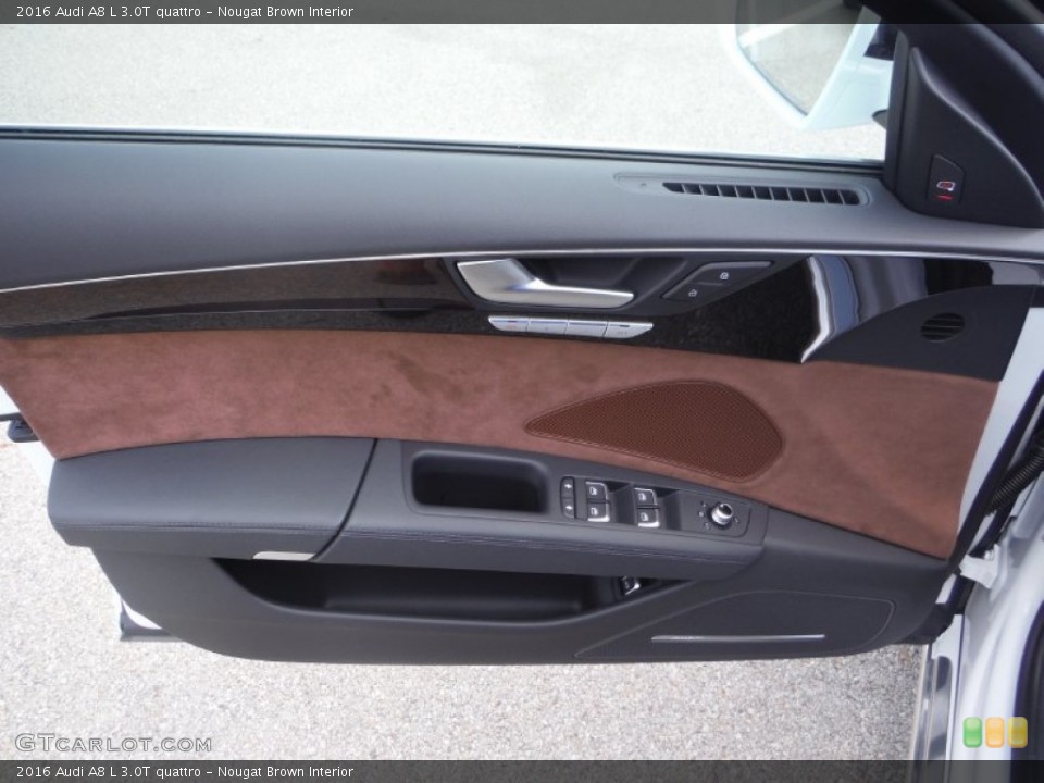 Nougat Brown Interior Door Panel for the 2016 Audi A8 L 3.0T quattro #105916361