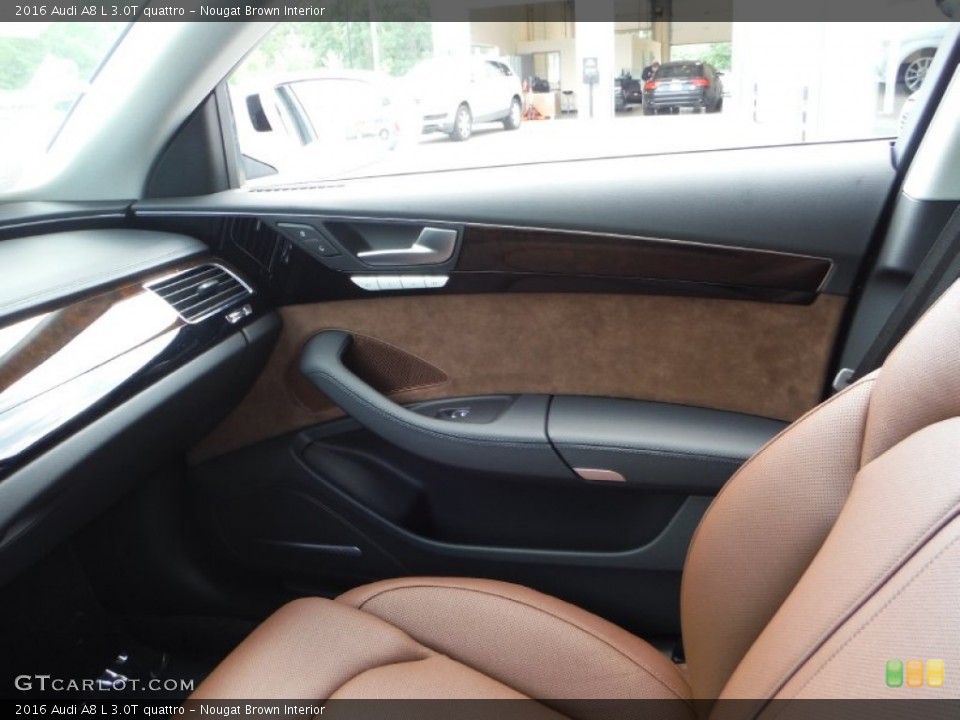Nougat Brown Interior Door Panel for the 2016 Audi A8 L 3.0T quattro #105916562