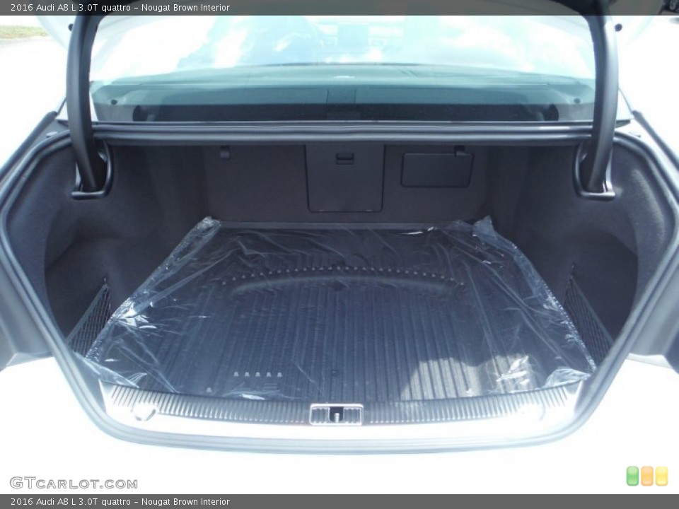 Nougat Brown Interior Trunk for the 2016 Audi A8 L 3.0T quattro #105916682