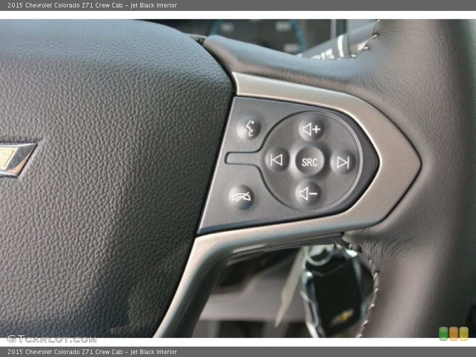 Jet Black Interior Controls for the 2015 Chevrolet Colorado Z71 Crew Cab #105925603