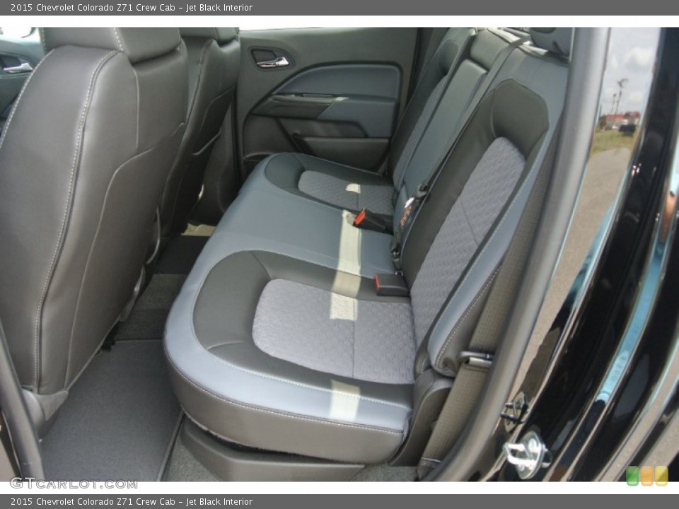Jet Black Interior Rear Seat for the 2015 Chevrolet Colorado Z71 Crew Cab #105925613