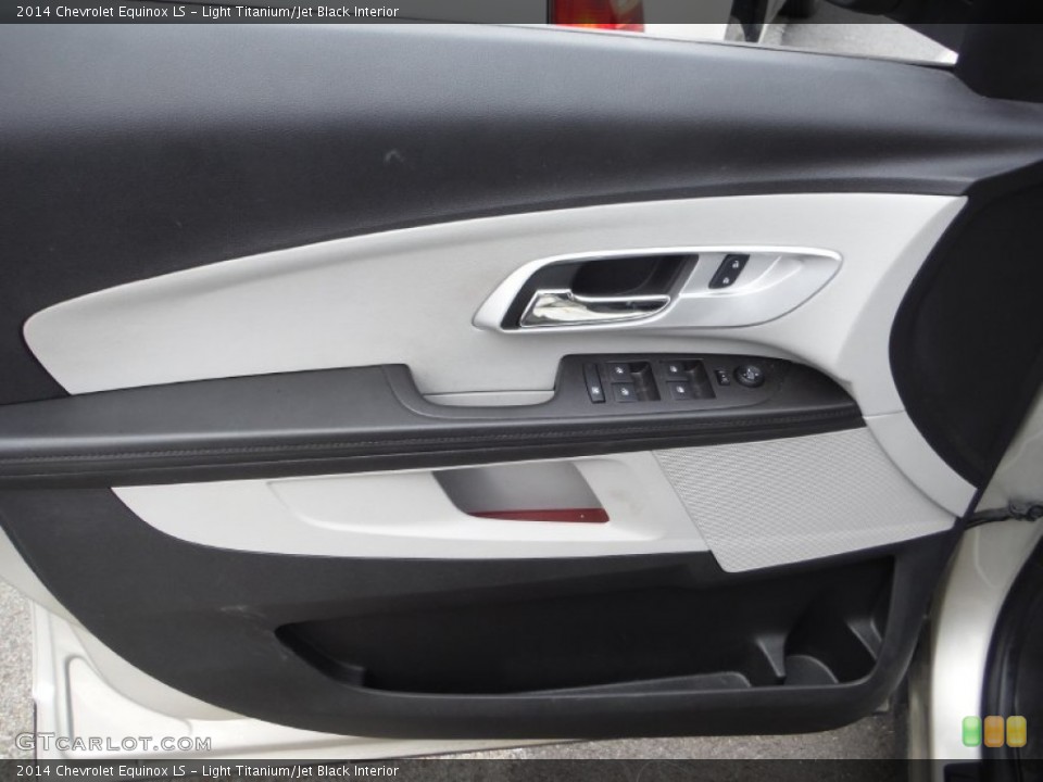 Light Titanium/Jet Black Interior Door Panel for the 2014 Chevrolet Equinox LS #105929617