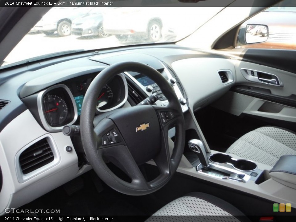 Light Titanium/Jet Black Interior Photo for the 2014 Chevrolet Equinox LS #105929630
