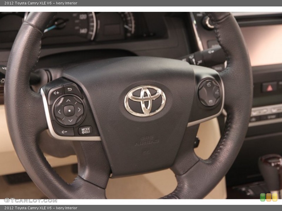 Ivory Interior Steering Wheel for the 2012 Toyota Camry XLE V6 #105930223