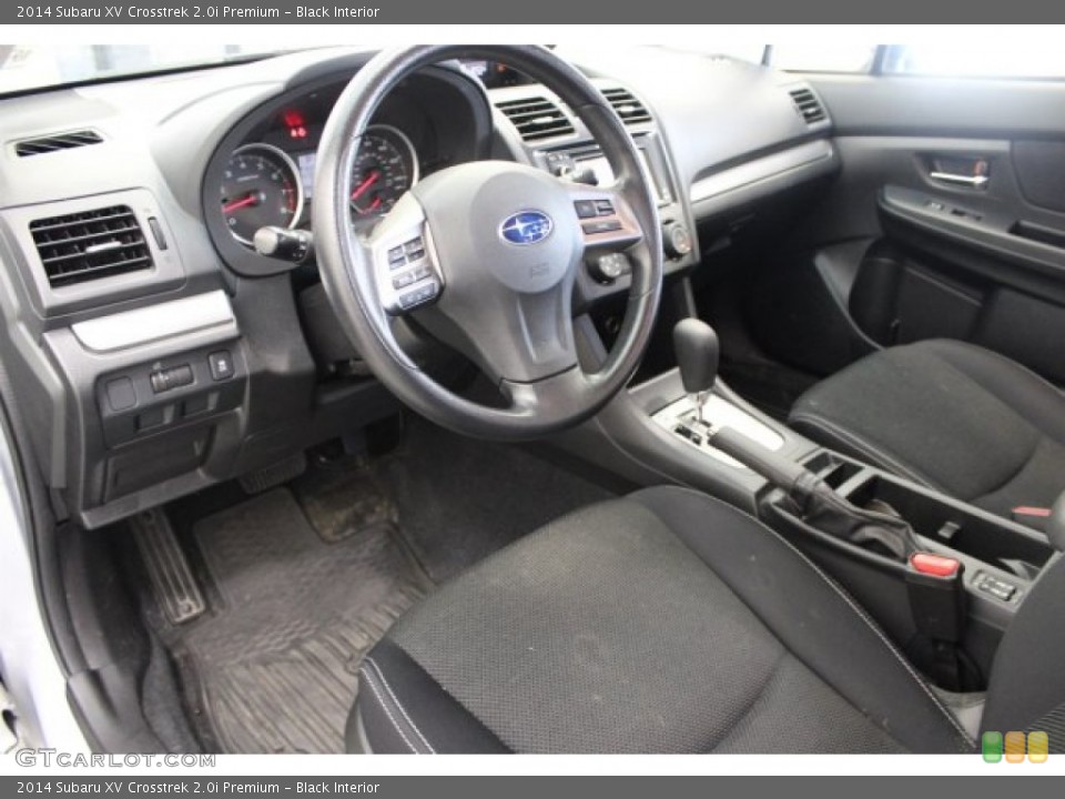 Black 2014 Subaru XV Crosstrek Interiors