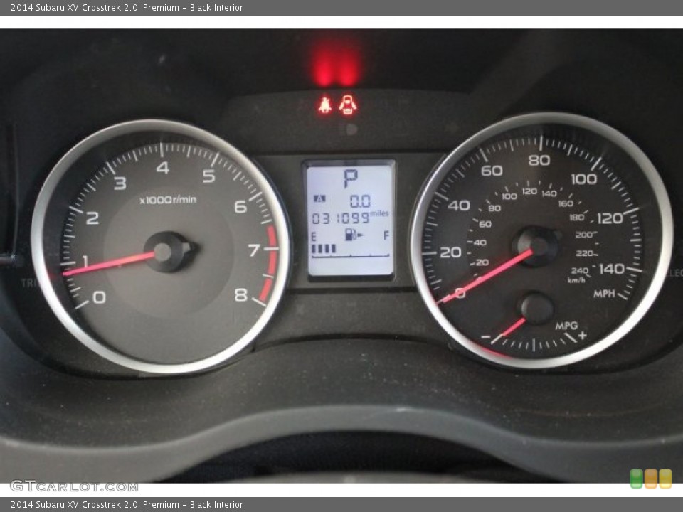 Black Interior Gauges for the 2014 Subaru XV Crosstrek 2.0i Premium #105932284