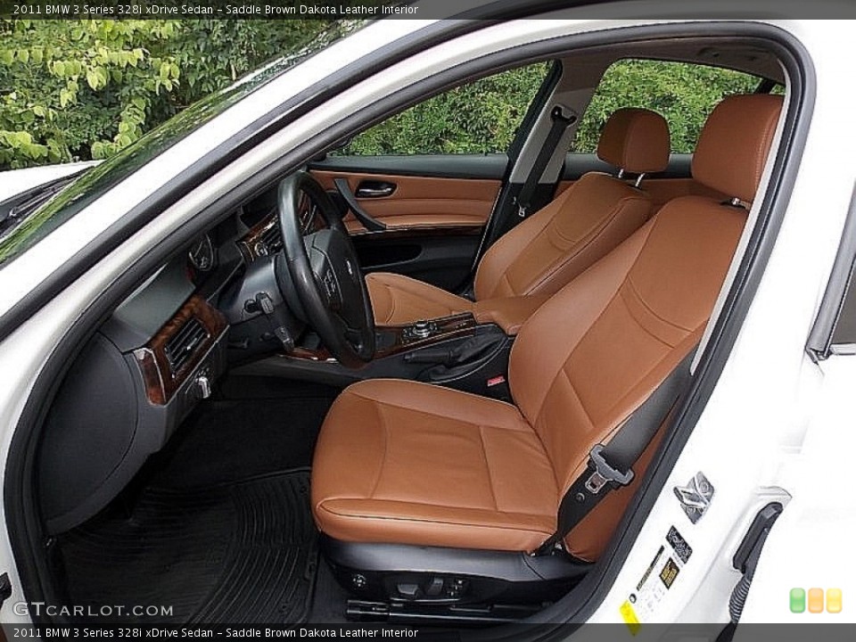Saddle Brown Dakota Leather Interior Photo for the 2011 BMW 3 Series 328i xDrive Sedan #105934807
