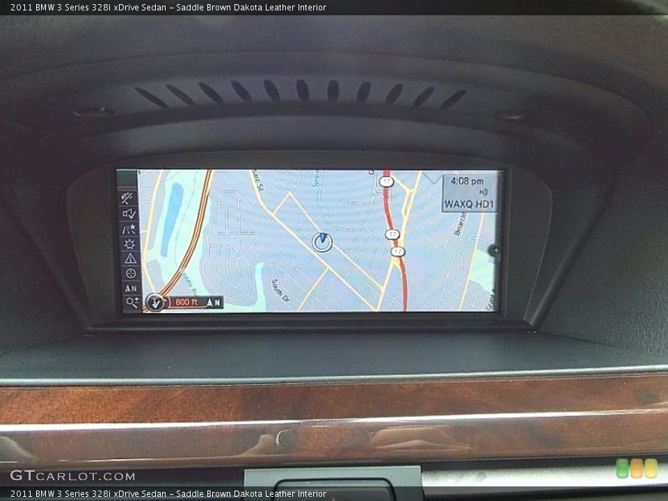 Saddle Brown Dakota Leather Interior Navigation for the 2011 BMW 3 Series 328i xDrive Sedan #105935191