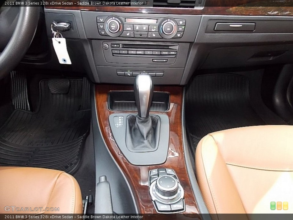 Saddle Brown Dakota Leather Interior Transmission for the 2011 BMW 3 Series 328i xDrive Sedan #105935233