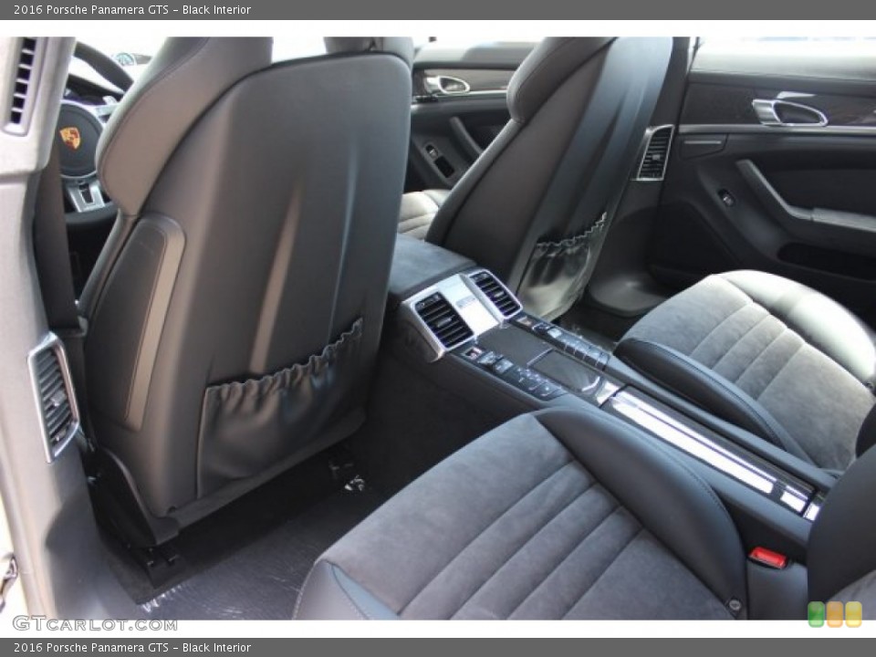 Black Interior Rear Seat for the 2016 Porsche Panamera GTS #105937471