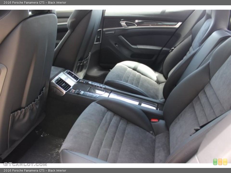 Black Interior Rear Seat for the 2016 Porsche Panamera GTS #105937495