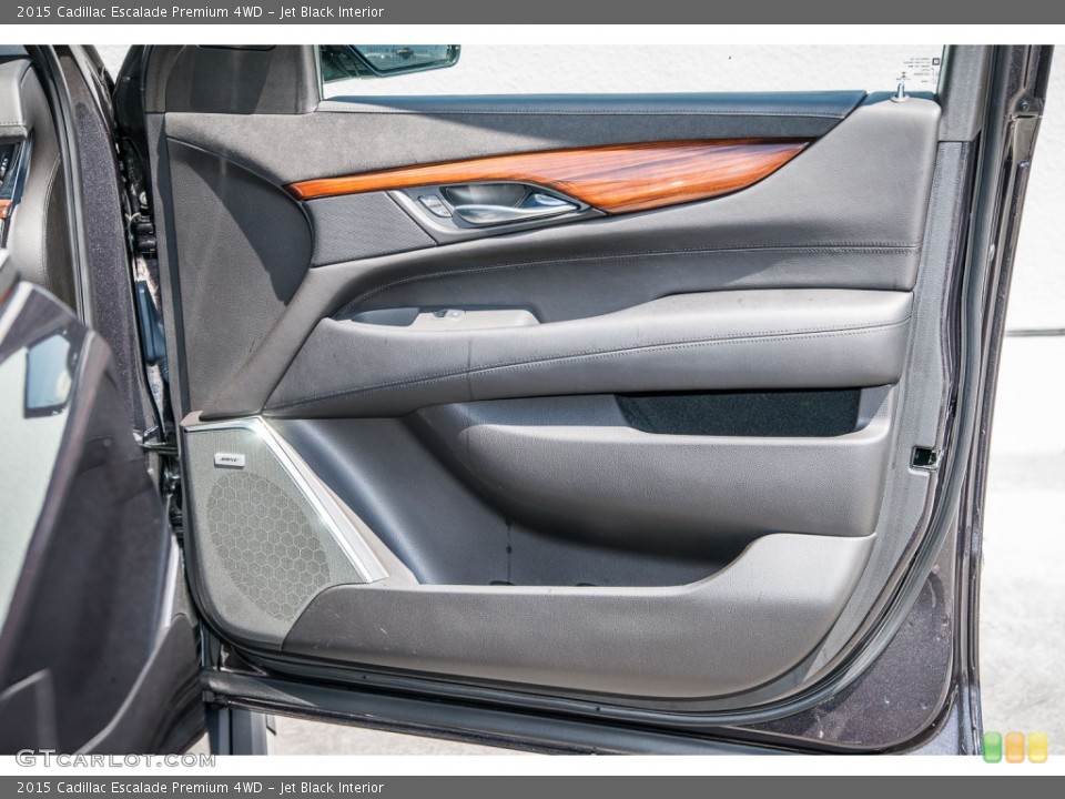 Jet Black Interior Door Panel For The 2015 Cadillac Escalade