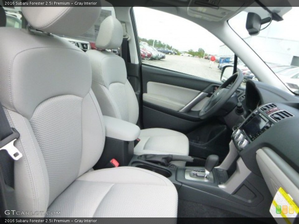 Gray Interior Front Seat for the 2016 Subaru Forester 2.5i Premium #105961590