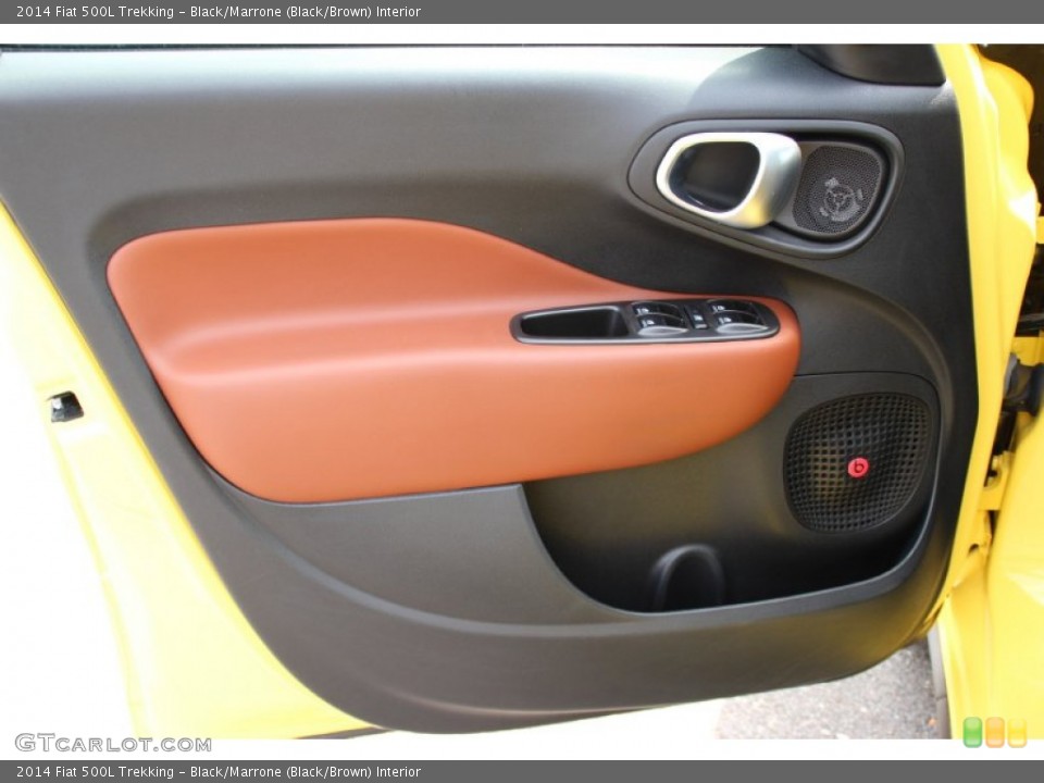 Black/Marrone (Black/Brown) Interior Door Panel for the 2014 Fiat 500L Trekking #105966288